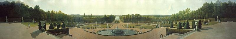 John Vanderlyn Panoramic View of the Palace and Gardens of Versailles Sweden oil painting art